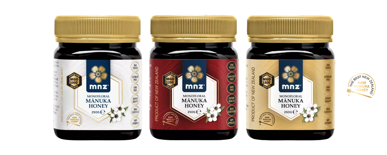 La Mejor Miel de Manuka MGO 1200+ MNZ Pura y Cruda- 250gr.